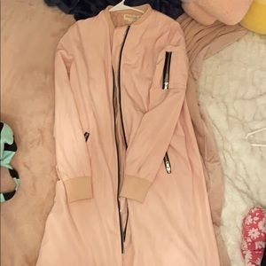 Light Pink Trench Jacket